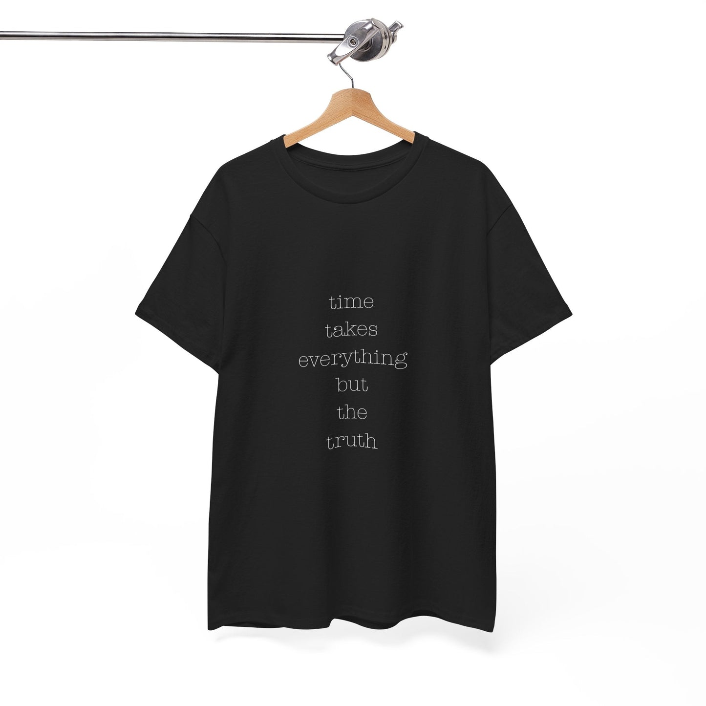 True Detective Quote Black Minimalistic T-shirt Typography Design