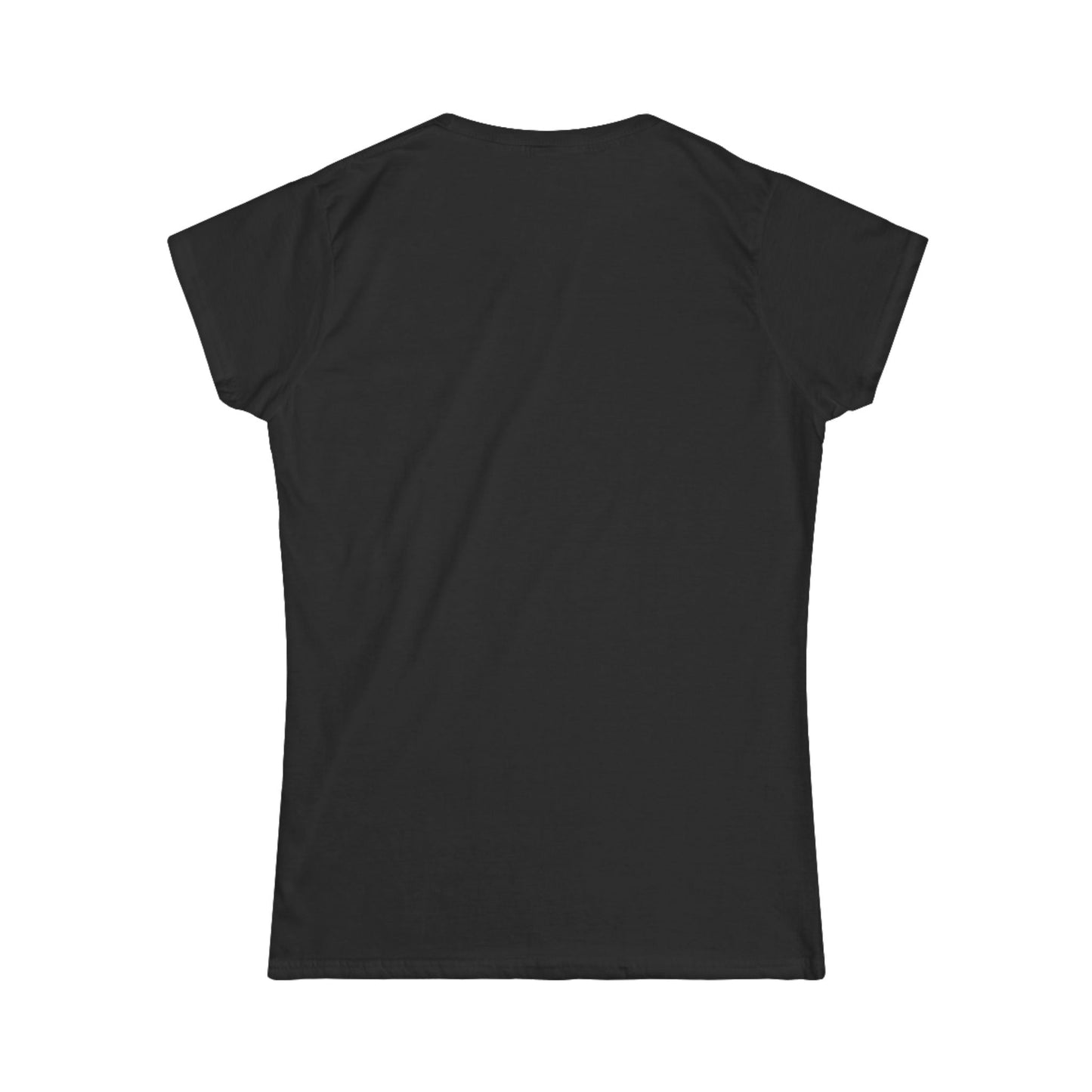 Women's black tee with Cormac McCarthy quote from "Blood Meridian."