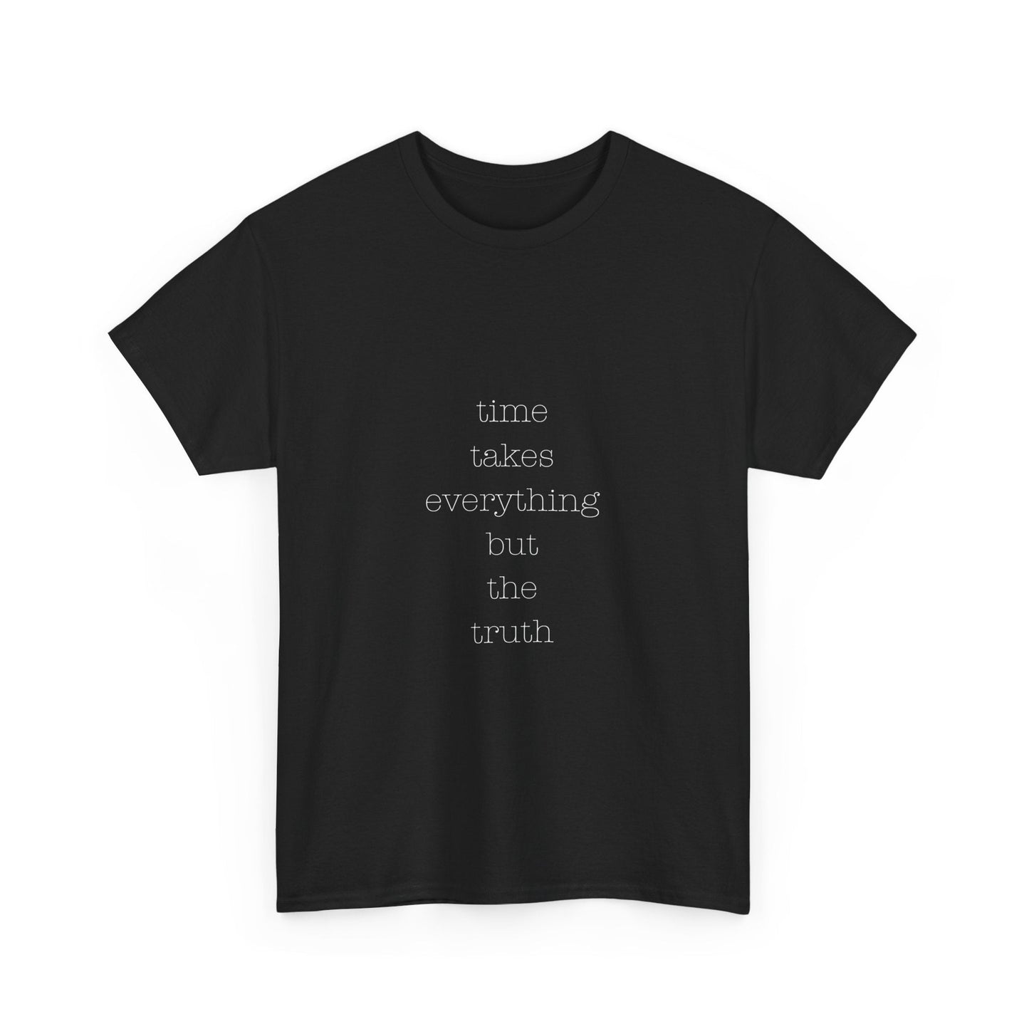 True Detective Quote Black Minimalistic T-shirt Typography Design