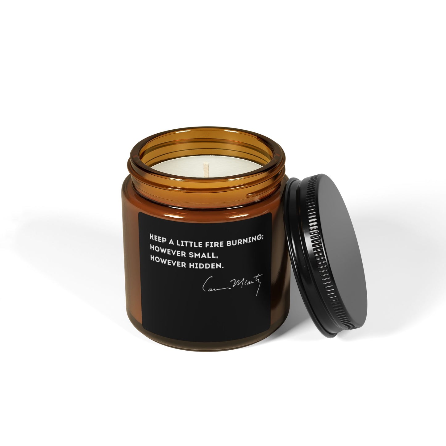 Cormac McCarthy Quote Scented Candle